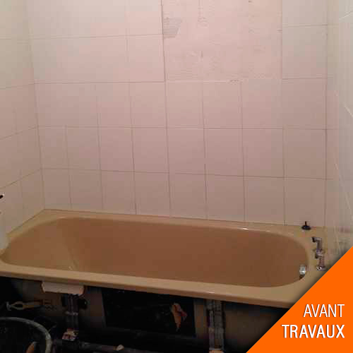 Travaux de rénovation de salle de bain