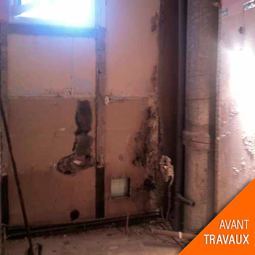 travaux de rénovation de salle de bain