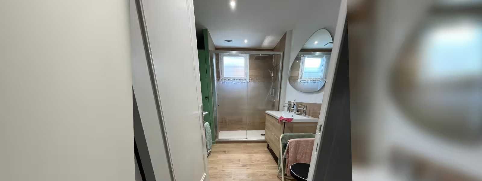 Rénovation complète d'une salle de bains à Poisat