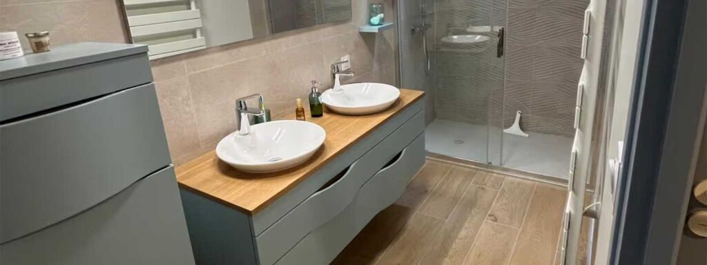 Rénovation d'une salle de bain à Jarrie