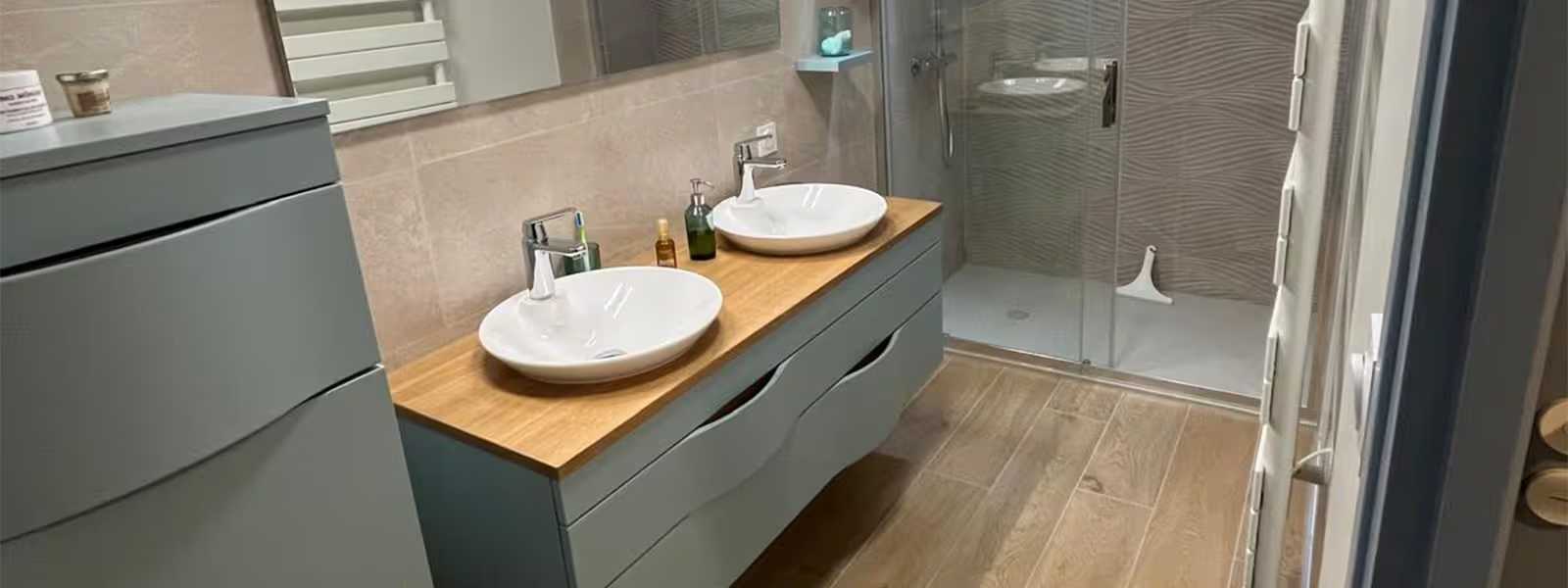 Rénovation d'une salle de bain à Jarrie