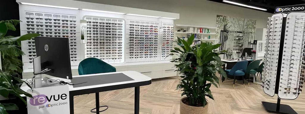 OPTIC 2000 – Création complète du magasin à Grenoble